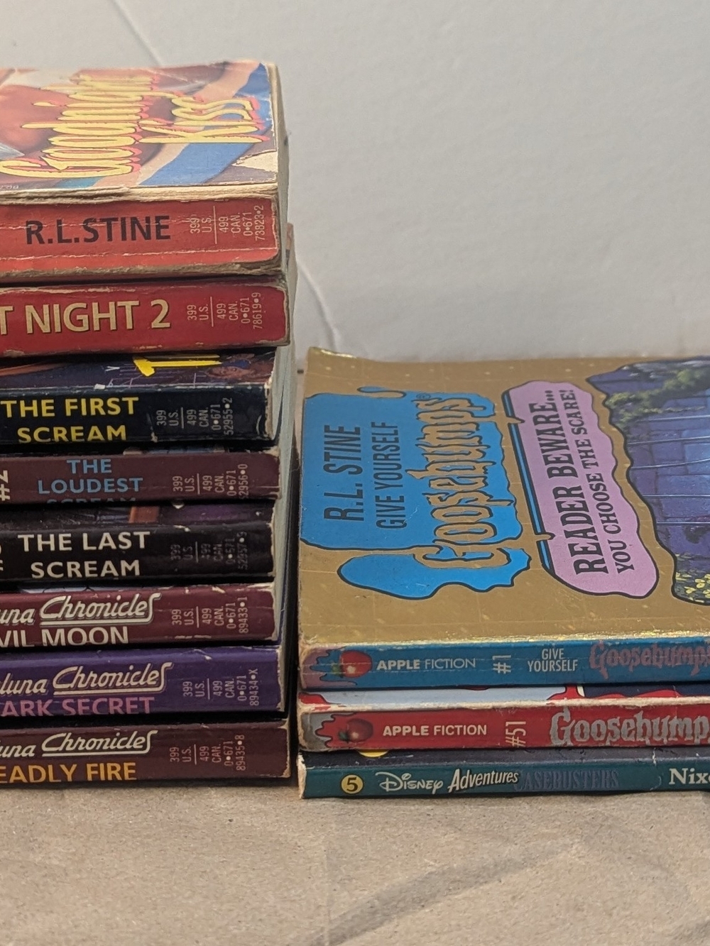 Vintage R.L. Stine Fear Street + Goosebumps Lot - 90s Horror Paperback - 11 Book